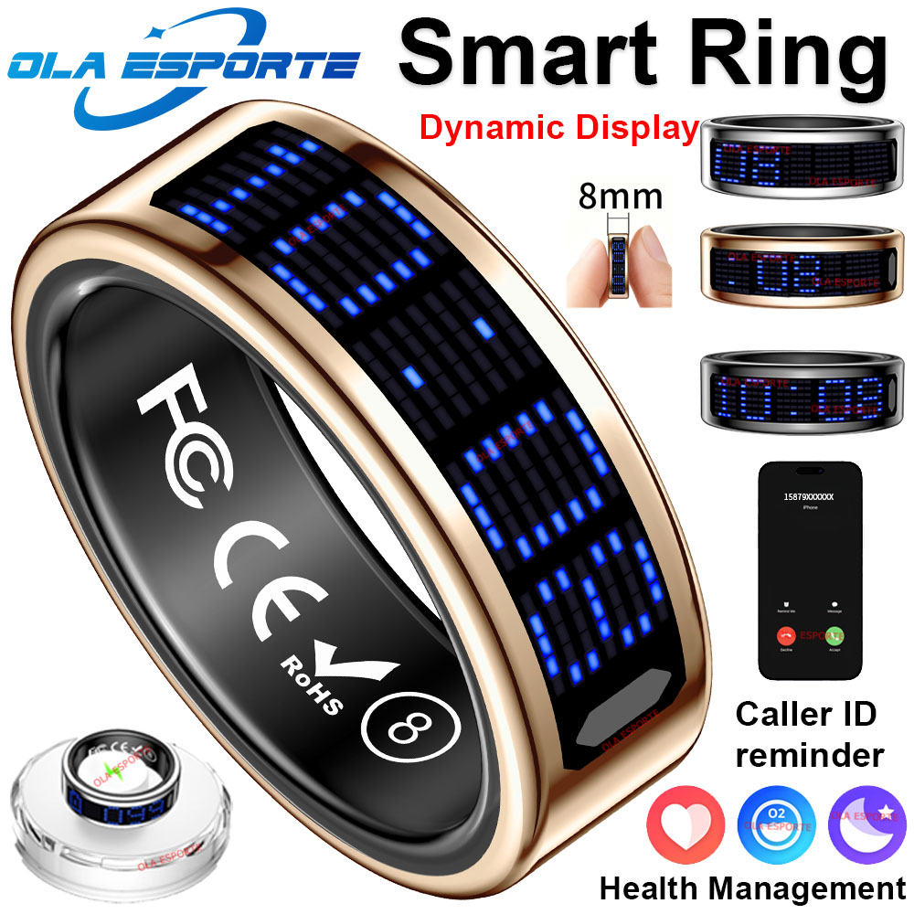 Blood Oxygen Monitor - حلقة ذكية جديدة رفيعة للغاية وخفيفة