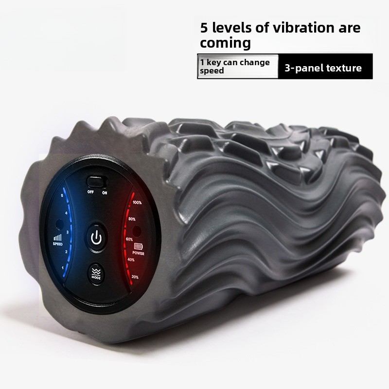 Vibrating Foam Roller - عمود يوغا، معدات يوغا، أسطوانة فوم