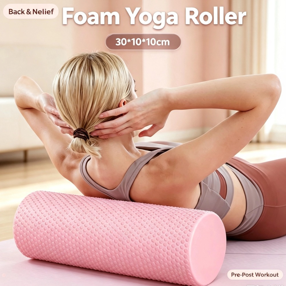 Vibrating Foam Roller - أسطوانة يوغا من إيفا فوم بطول