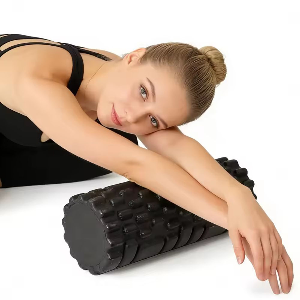 Vibrating Foam Roller - أسطوانة رغوية بطول 33 سم لتدليك