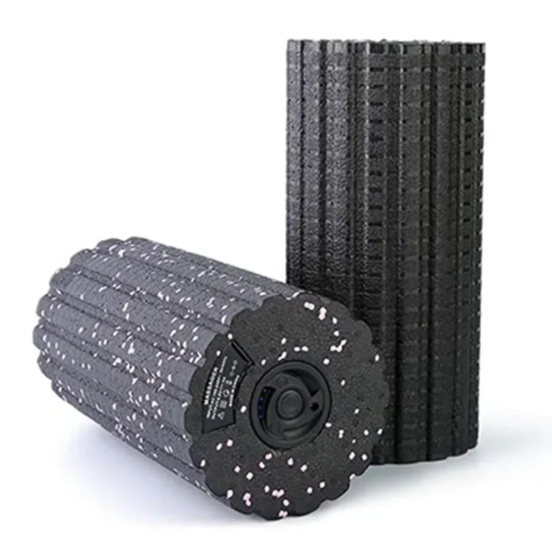 Vibrating Foam Roller - 4-Speed تهتز الكهربائية اليوغا تدليك رغوة