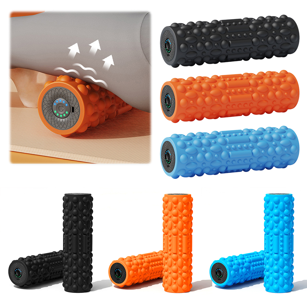 Vibrating Foam Roller - أداة تدليك كهربائية بالاهتزاز، أسطوانة تدليك