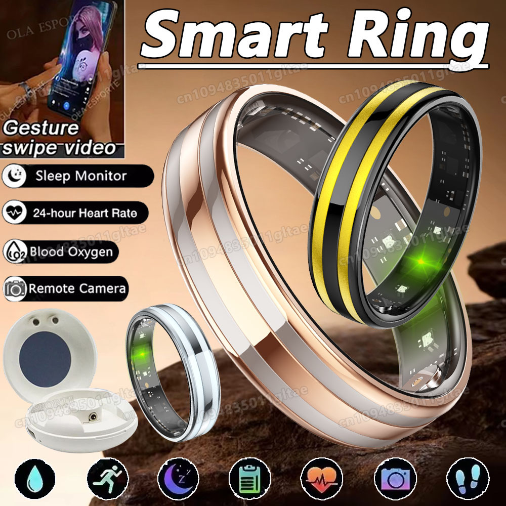 Blood Oxygen Monitor - لفتة الاستشعار الذكية حلقة مراقبة الصحة