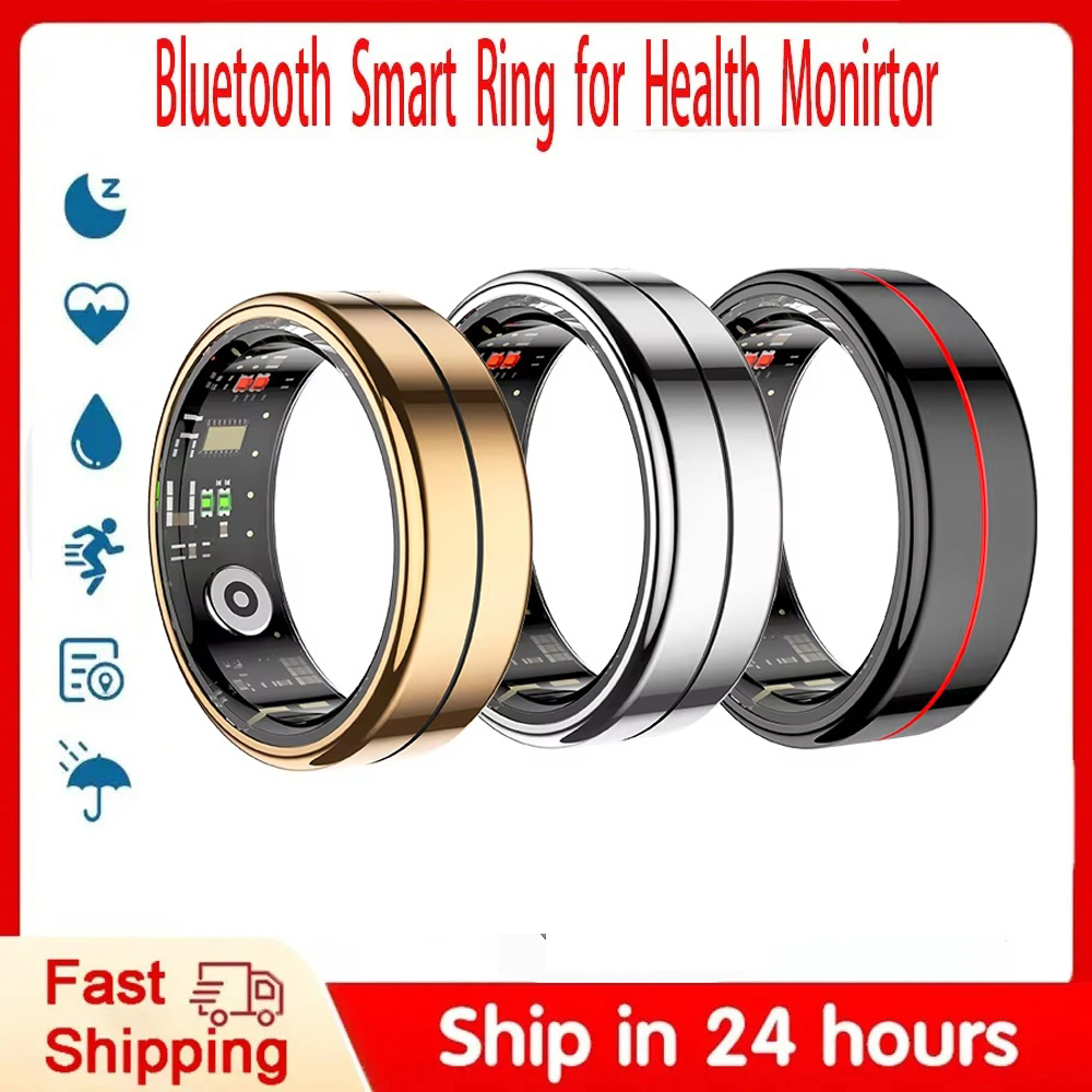 Blood Oxygen Monitor - R04 حلقة ذكية للرجال والنساء مراقبة