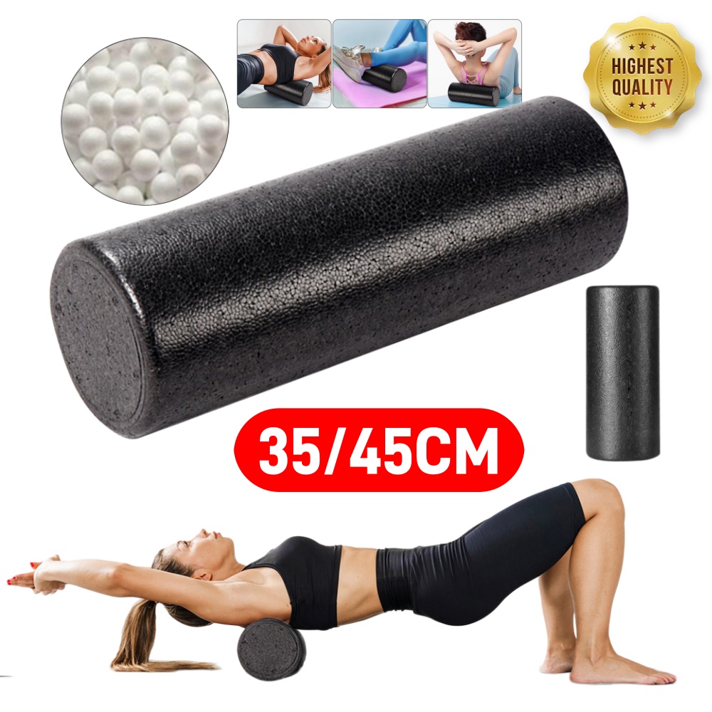 35/45 سم أسطوانة تدليك رياضية  - مراجعة Vibrating Foam Roller وسعره