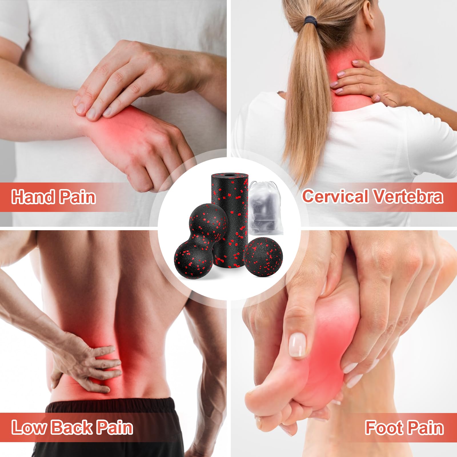 جوفاء اليوغا الأسطوانة تدليك ا - مراجعة Vibrating Foam Roller وسعره