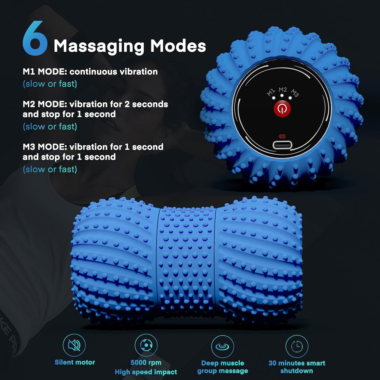كرة تدليك الفول السوداني الاهت - مراجعة Vibrating Foam Roller وسعره