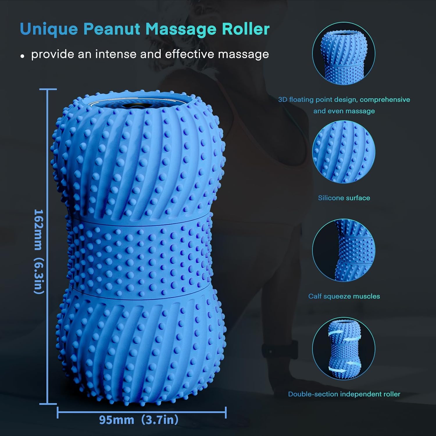 كرة تدليك الفول السوداني الاهت - مراجعة Vibrating Foam Roller وسعره