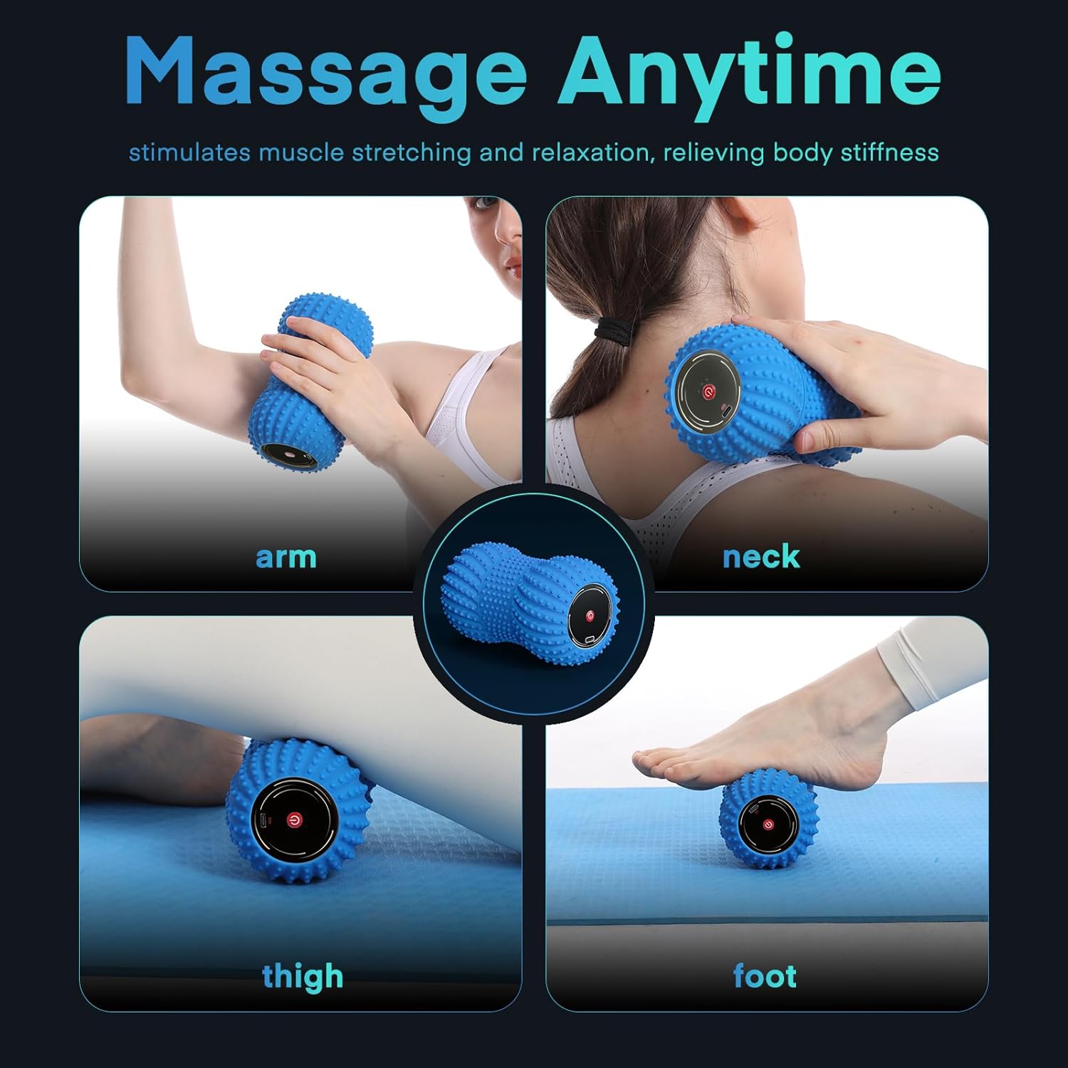كرة تدليك الفول السوداني الاهت - مراجعة Vibrating Foam Roller وسعره