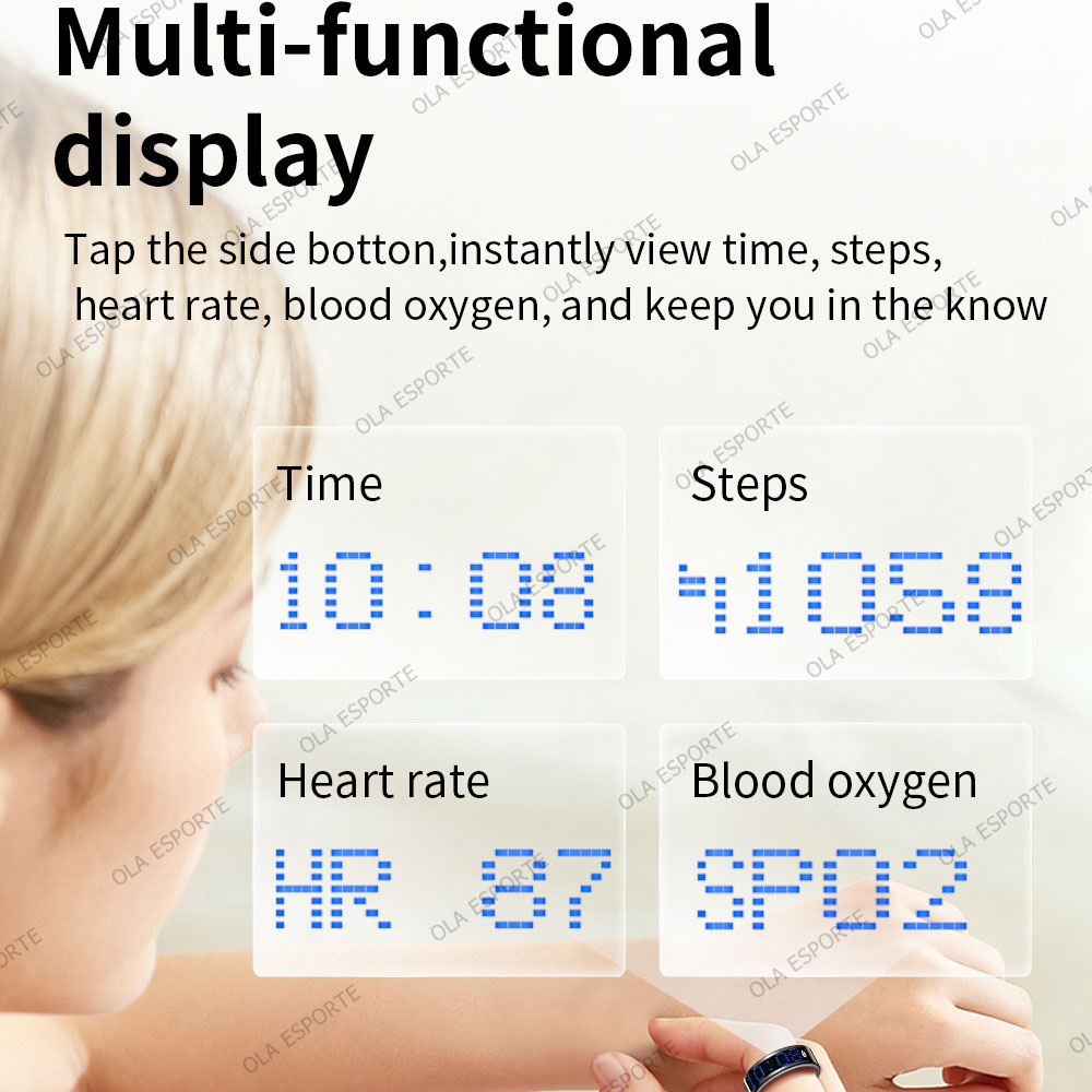 شاشة عرض ذكية للخاتم، تعمل بال - مراجعة Blood Oxygen Monitor وسعره