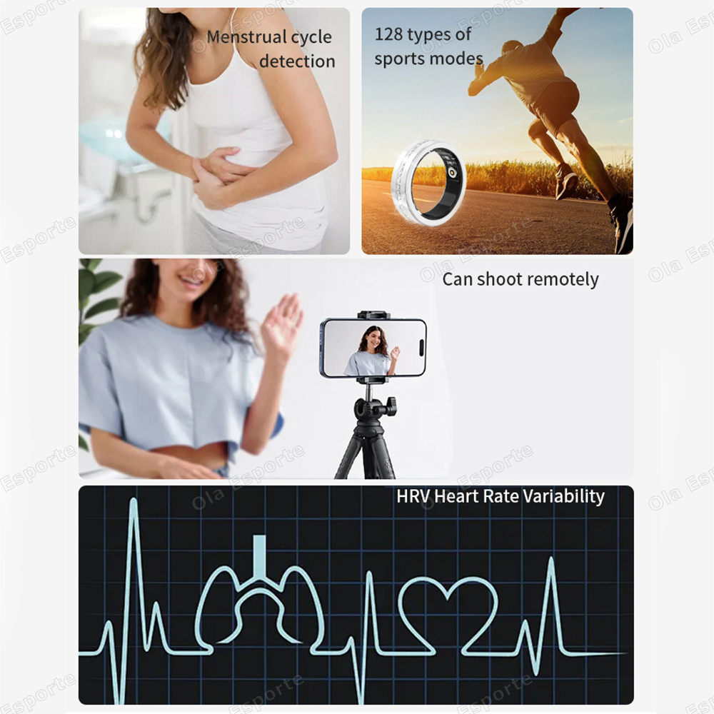 خاتم ذكي جديد 2026 للسيدات لمر - مراجعة Blood Oxygen Monitor وسعره