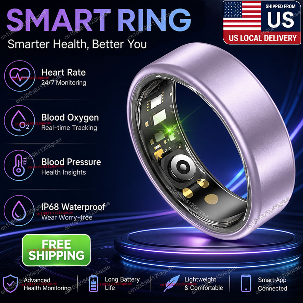 خاتم ذكي لتتبع معدل ضربات القل - مراجعة Blood Oxygen Monitor وسعره