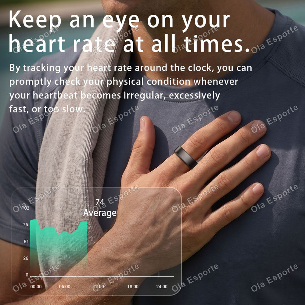 خاتم ذكي لتتبع معدل ضربات القل - مراجعة Blood Oxygen Monitor وسعره