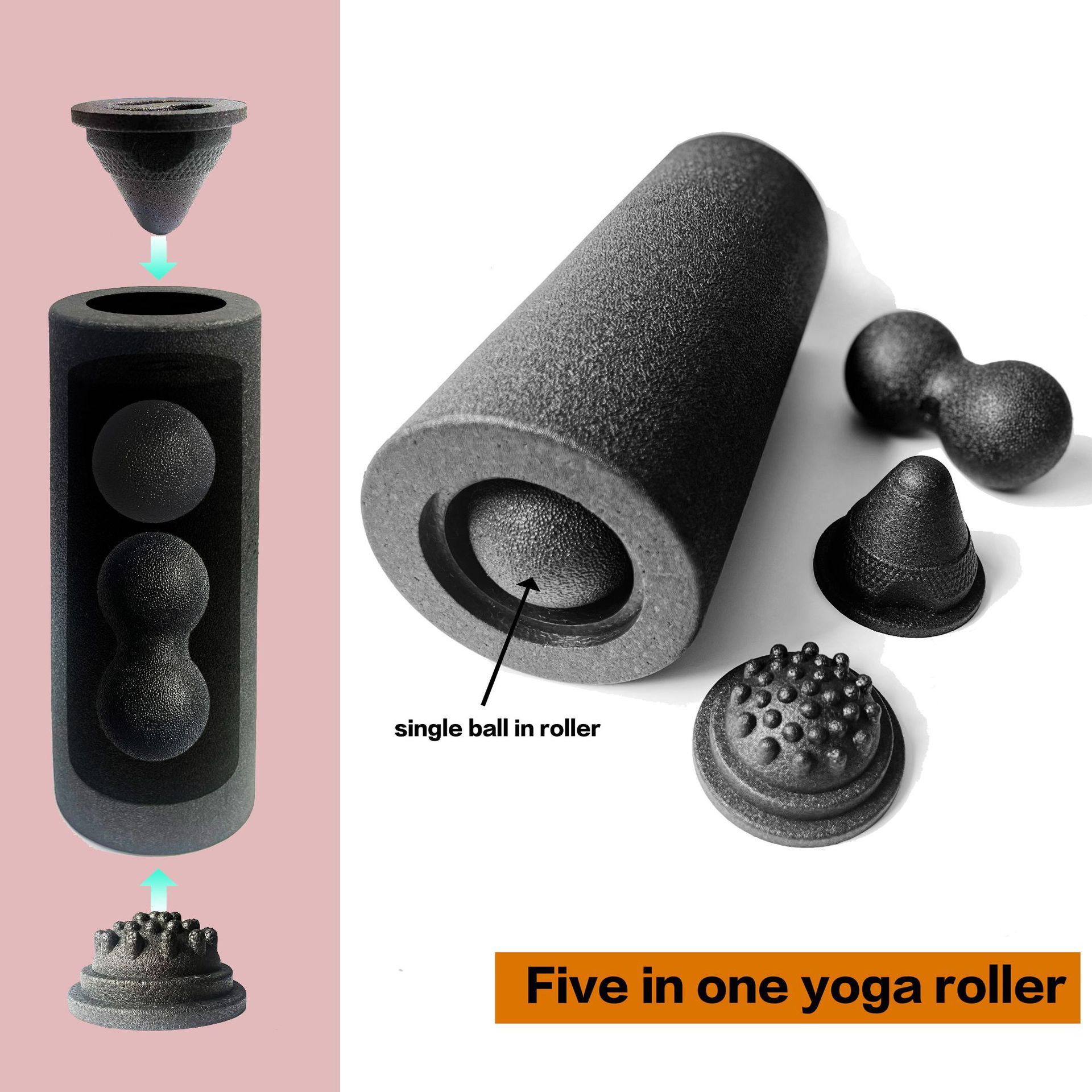 مجموعة أدوات تدليك العضلات 5 ف - مراجعة Vibrating Foam Roller وسعره